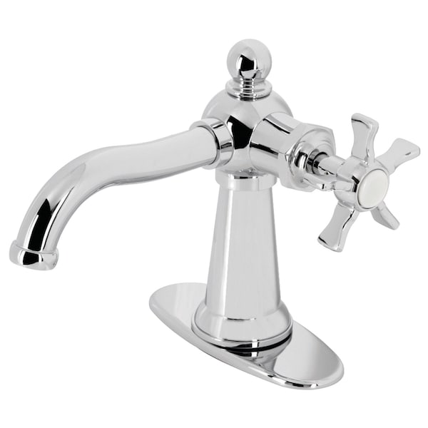 Kingston Brass Single-Handle Bathroom Faucet with Push Pop-Up, Polished Chrome KSD3541NX - main